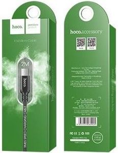 Kabel USB Foxconn USB-A - microUSB 2 m Czarny (17468-uniw) 2