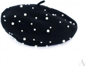 Art of Polo Beret damski Delicate pearl czarny 1