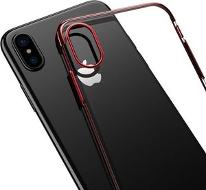 Baseus BASEUS GLITTER CASE IPHONE X CZERWONY 2