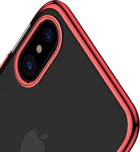 Baseus BASEUS GLITTER CASE IPHONE X CZERWONY 5