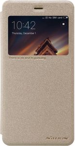 Nillkin Etui Xiaomi Redmi 4A Nillkin Sparkle skórzany pokrowiec złoty 3
