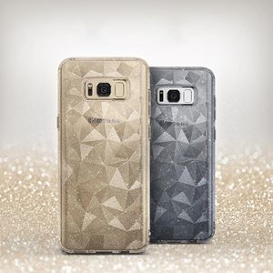 Ringke Ringke Air Prism Glitter błyszczące żelowe etui pokrowiec 3D Samsung Galaxy S8 G950 szary (APSG0010-RPKG) 2