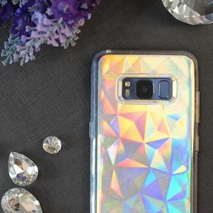Ringke Ringke Air Prism Glitter błyszczące żelowe etui pokrowiec 3D Samsung Galaxy S8 G950 szary (APSG0010-RPKG) 3