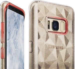 Ringke Ringke Air Prism Glitter błyszczące żelowe etui pokrowiec 3D Samsung Galaxy S8 G950 szary (APSG0010-RPKG) 4