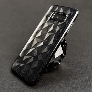 Ringke Ringke Air Prism Glitter błyszczące żelowe etui pokrowiec 3D Samsung Galaxy S8 G950 szary (APSG0010-RPKG) 5