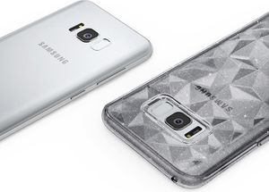 Ringke Ringke Air Prism Glitter błyszczące żelowe etui pokrowiec 3D Samsung Galaxy S8 G950 szary (APSG0010-RPKG) 6