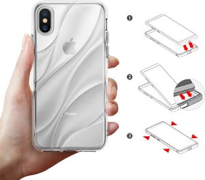 Ringke Ringke Flow żelowe etui pokrowiec iPhone X przezroczysty (FLAP0001-RPKG) 8