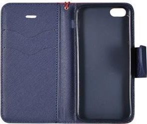 GSM City Etui Fancy Book do Apple iPhone 5/5s/SE granatowo-różowe 2