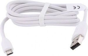 Kabel USB HTC KABEL USB HTC DC-M410 ONE M7 M8 M9 MICROUSB WHITE 1