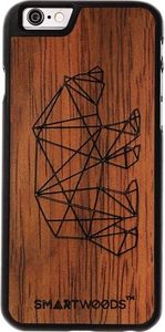 SmartWoods Case Etui Drewniane Bear Mat Iphone 6 6S 1
