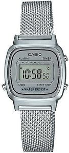 Zegarek Casio Damski Retro LA670WEM-7EF srebrny 1