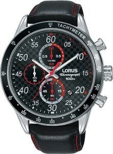 Zegarek Lorus Męski RM339EX9 Chronograf czarny 1
