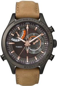 Zegarek Timex Męski TW2P72500 IQ Perfect Date brązowy 1