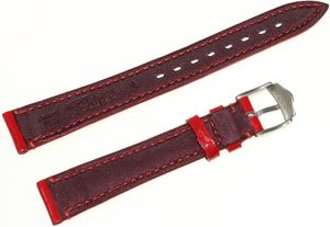 Hirsch Skórzany wodoodporny pasek do zegarka 14 mm HIRSCH Patent Leather 01636120-2-14 2