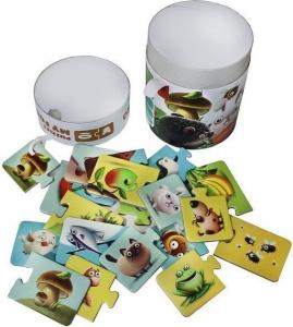 Levenya Puzzlika. Puzzle duo - Co jedzą zwierzątka (30624466) 2