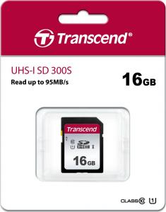 Karta Transcend 300S SDHC 16 GB Class 10 UHS-I/U1  (TS16GSDC300S) 2