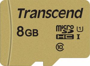 Karta Transcend 500S MicroSDHC 8 GB Class 10 UHS-I/U1 V30 (TS8GUSD500S) 1