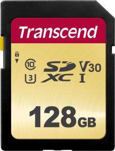 Karta Transcend 500S SDXC 128 GB Class 10 UHS-I/U3 V30 (TS128GSDC500S) 1