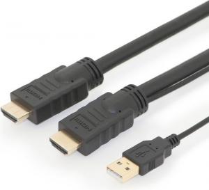 Kabel Digitus HDMI - HDMI 15m czarny (AK-330122-150-S) 1