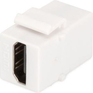 Digitus Moduł Keystone HDMI, łącznik do gniazd i pustych paneli, żeński/żeński, biały-DN-93401 1