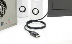 Kabel Digitus DisplayPort - HDMI 1m czarny (AK-340303-010-S) 5