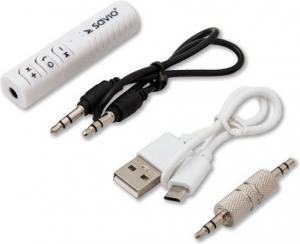 Adapter bluetooth Savio TR11W minijack 3,5mm biały 2