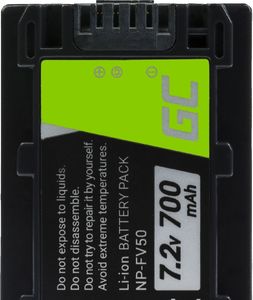 Akumulator Green Cell Bateria Green Cell ® NP-FV50 / NP-FV100 do Sony DCR-DVD506E DCR-DVD510E HDR-CX11 3