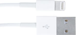 Kabel USB iBOX USB-A - Lightning 1 m Biały (IKUL10) 1