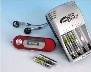 Ładowarka Ansmann Ładowarka Ansmann MP3 Power Set 1