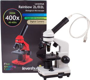 Mikroskop Levenhuk Mikroskop cyfrowy Levenhuk Rainbow D2L 0.3M, Moonstone\Kamień Księżycowy 2