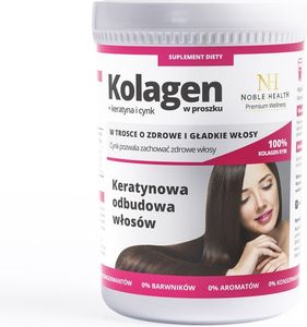 Noble Health Kolagen + keratyna i cynk w proszku 100g 1