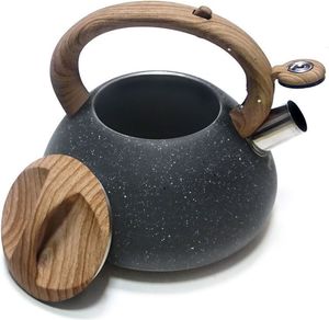 Klausberg CZAJNIK Z GWIZDKIEM 2,7L KLAUSBERG KB-7250 GRANIT WOOD 4