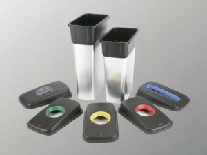 Kosz na śmieci Vileda Geo pokrywa do kosza 20L niebieski (000446) 4