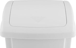 Kosz na śmieci Plast Team Swing uchylny 10L biały (TEA000254) 3