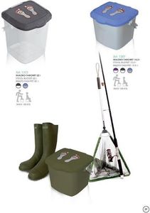 Branq Wiadro Taboret 15,5l Zielone 1307 BRANQ 2