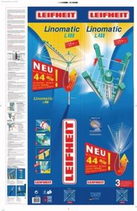 Suszarka na pranie Leifheit Linomatic 400 Deluxe 186cm (AGE000301) 3