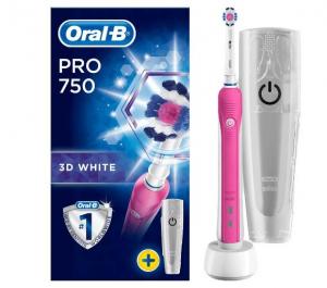 Szczoteczka Oral-B Pro 750 Różowa 2