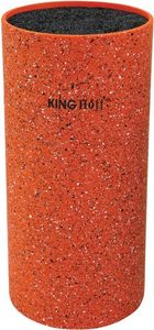 KingHoff Stojak na noże z powłoką marmurową pomarańczowy (KH-1120) 1