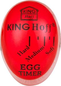 Minutnik KingHoff mechaniczny Jajko czerwony (KH-1015) 2