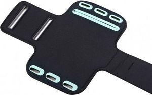 GSM City POKROWIEC NA RAMIĘ IPHONE 5 5S SE / SAM I9100 CZARNY 2