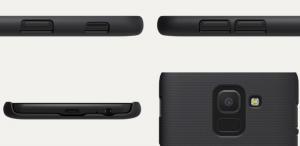 Nillkin Etui Frosted Shield Samsung Galaxy J6 Czarny 4