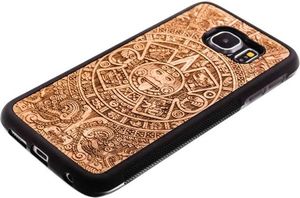 SmartWoods Case Etui Drewniane Aztec Dark Samsung Galaxy S6 2