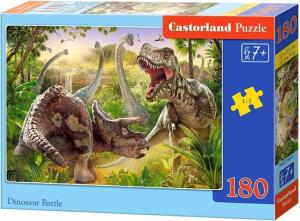 Castorland Puzzle Walka dinozaurów 180 elementów (297438) 1