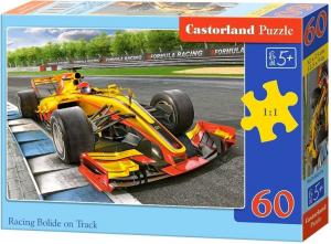 Castorland Puzzle 60 elementów - Bolid wyścigowy na torze (066179) 1