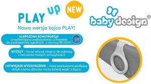Baby Design Kojec Play Up 16 + uchwyty brązowy (297267) 2