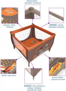 Baby Design Kojec Play Up 16 + uchwyty brązowy (297267) 3