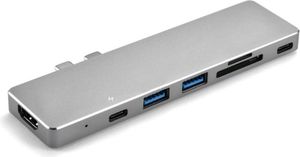 Stacja/replikator Actec Actec MPD1 - 1x HDMI, 1x Thunderbolt 3, 2x USB-A 3.0, 1x USB 3.1 Type-C 1
