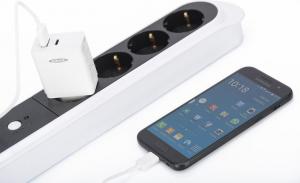 Ładowarka Ednet Uniwersalna sieciowa 1xUSB Typ A (5 V/2,4 A)-31813 9