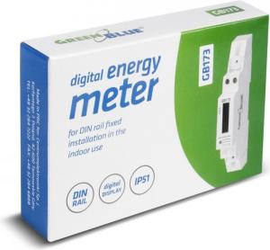 GreenBlue Licznik energii na szynę DIN, wyświetlacz LCD (GB173) 2