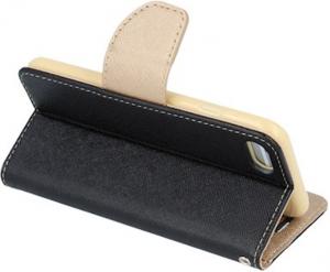 TelForceOne Pokrowiec Smart Fancy do Huawei Y5 2018 czarno-złoty 5